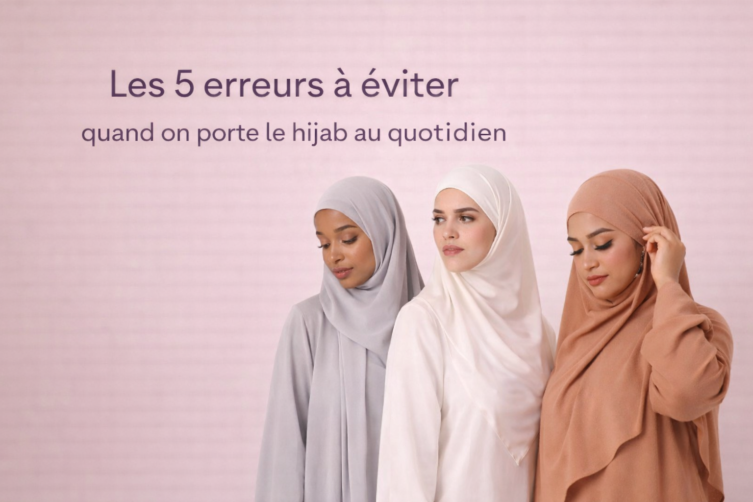5 erreurs à éviter quand on porte le hijab au quotidien