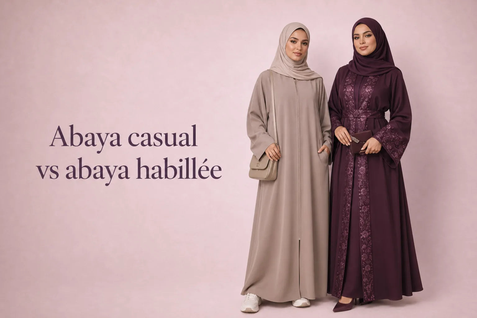 Abaya casual vs abaya habillée : comment choisir selon l'occasion